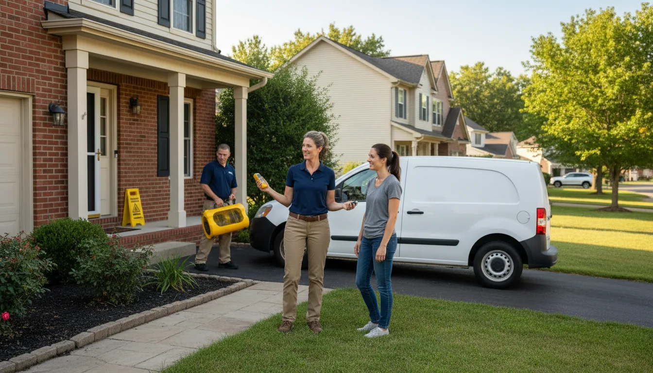 Water restoration image for Water Damage & Restoration Services in Marbury, MD